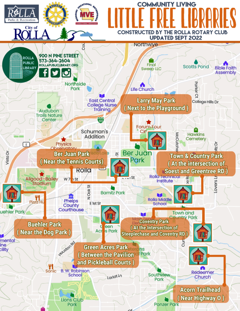 Little Free Libraries Rolla Public Library